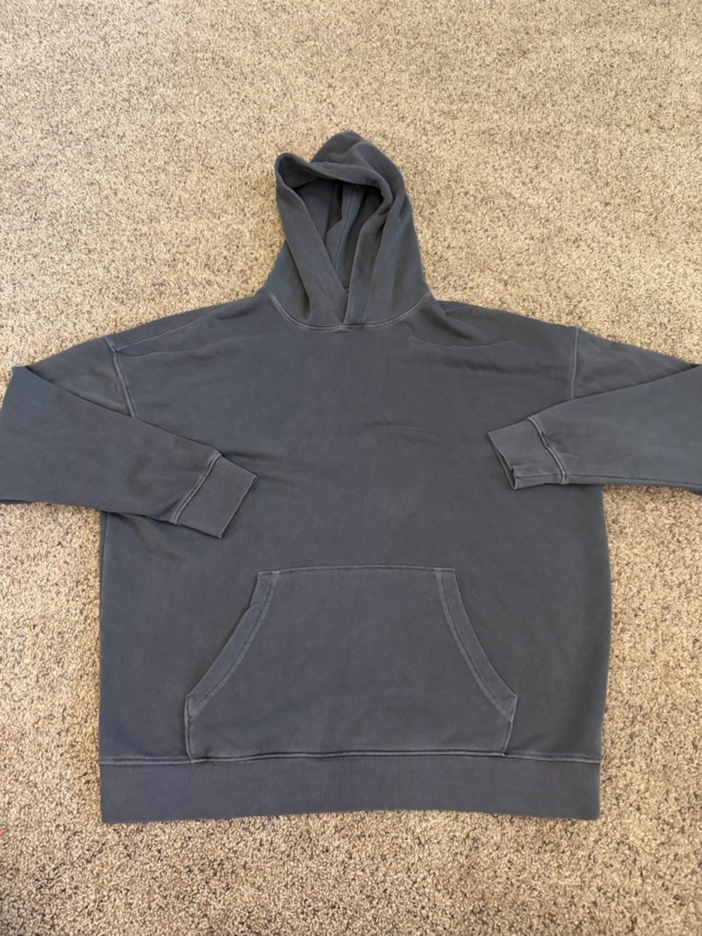No Boundaries Men's Hooded Pullover Sweatshirt - Charcoal Gray